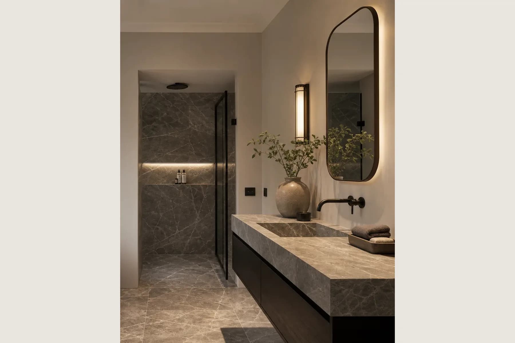 Badkamer Heemskerk — projectfoto